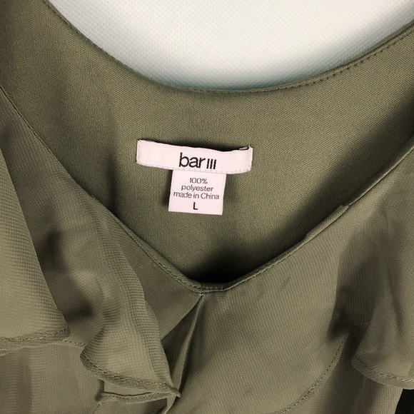 NWT Macy's asymmetric khaki Jumpsuit Romper - Picture 3 of 8